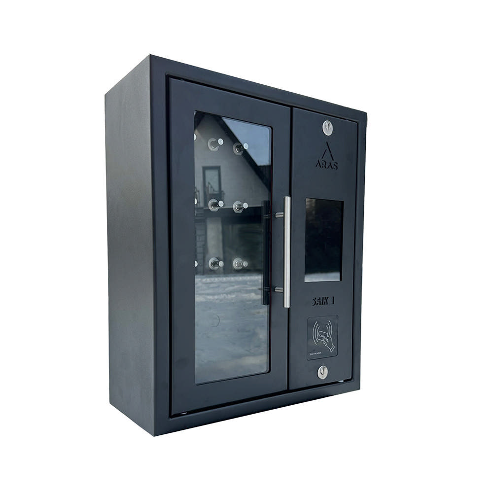 ARAS Key cabinet - 9 keys - incl. card reader - 55x45