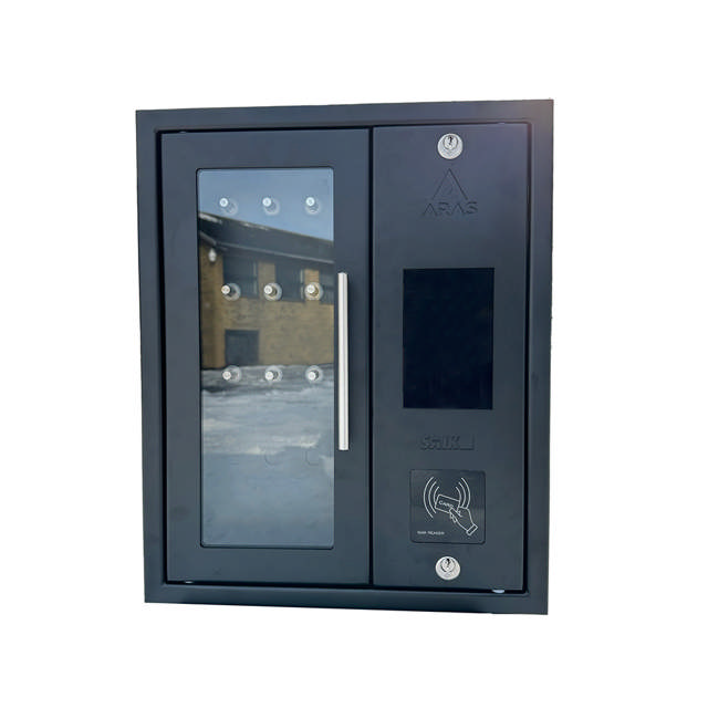 ARAS Key cabinet - 9 keys - incl. card reader - 55x45